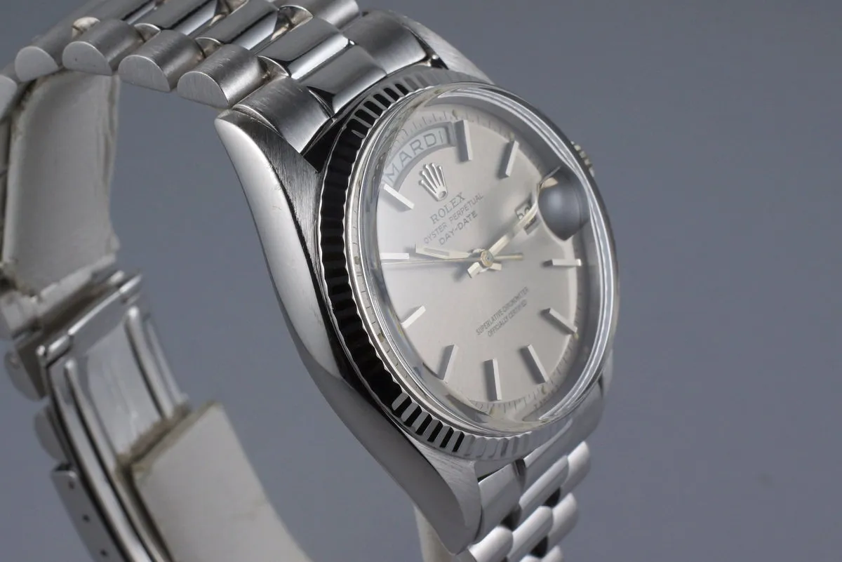 1967 Rolex WG Day-Date 1803 Gray Dial