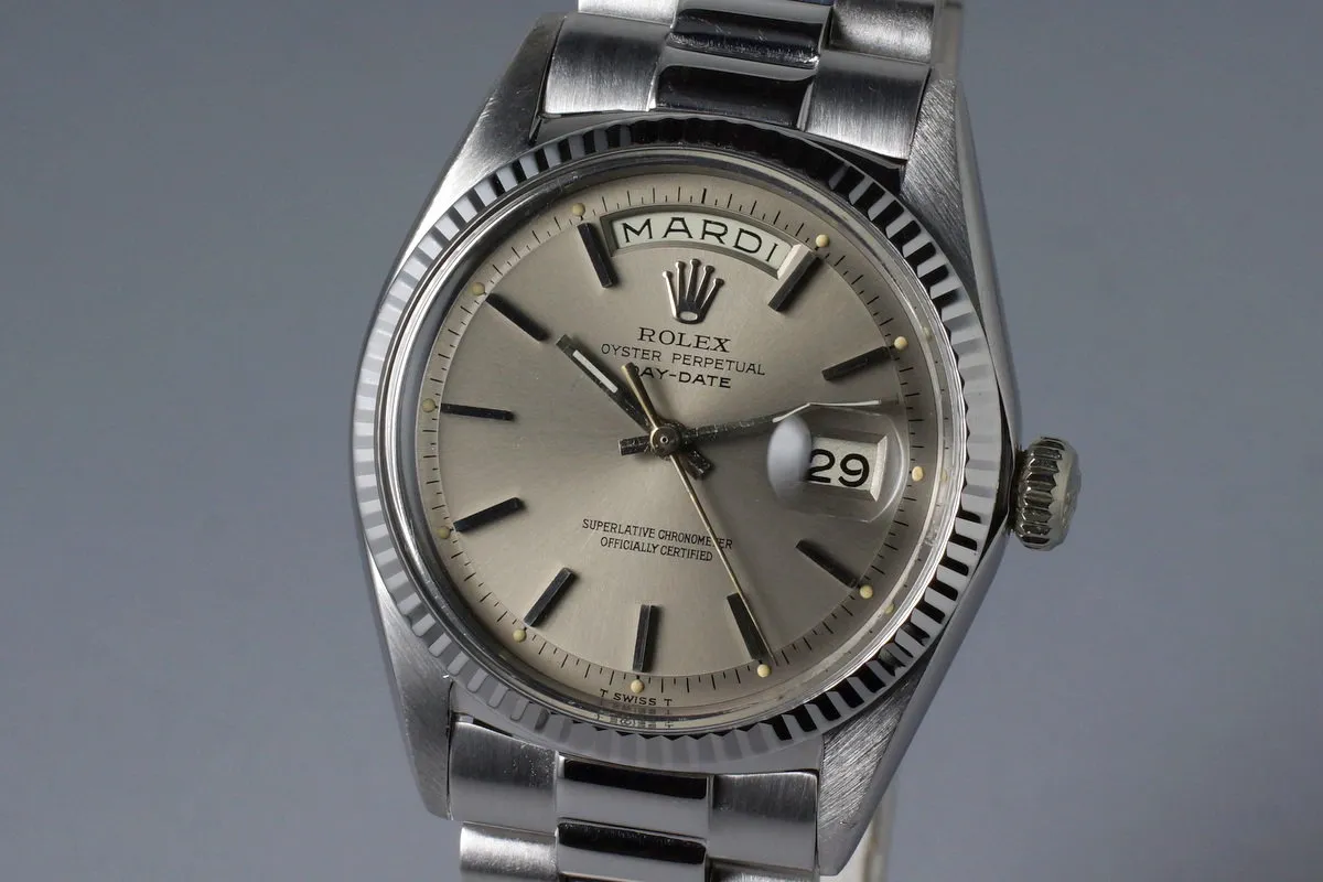 1967 Rolex WG Day-Date 1803 Gray Dial