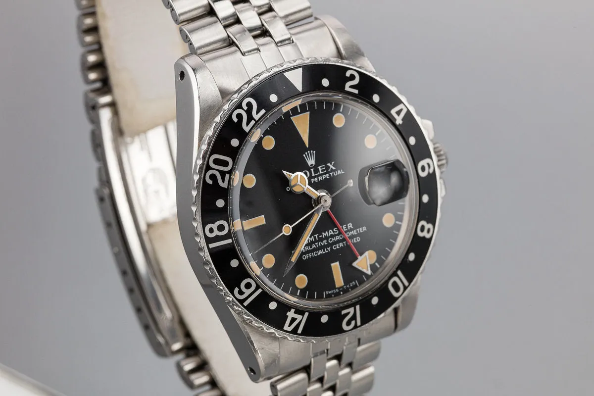 1971 Rolex GMT-Master 1675 Black Insert