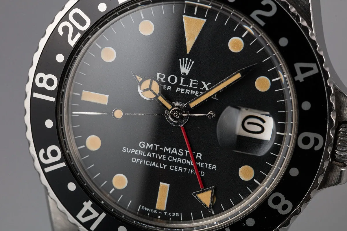 1971 Rolex GMT-Master 1675 Black Insert