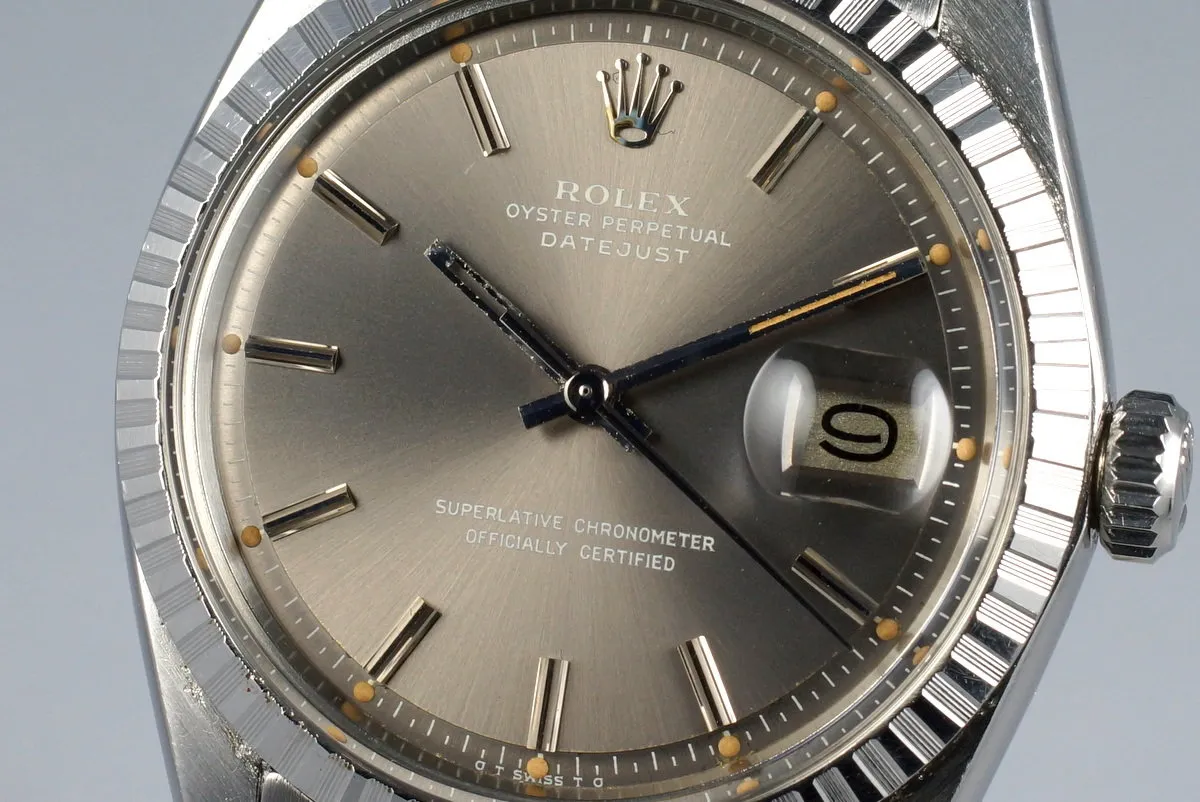 1972 Rolex DateJust 1603 Gray Sigma Dial