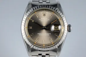 1972 Rolex DateJust 1603 Gray Sigma Dial