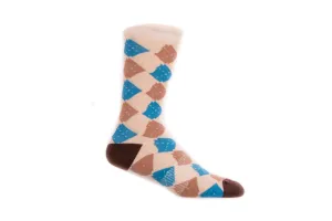 Arkansocks - Argyle State Of Mind (Bone/Slate-Brown)