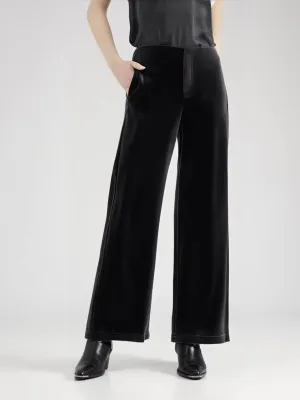 ASOBIO Stretch Velvet Straight-Leg Pull-On Pants