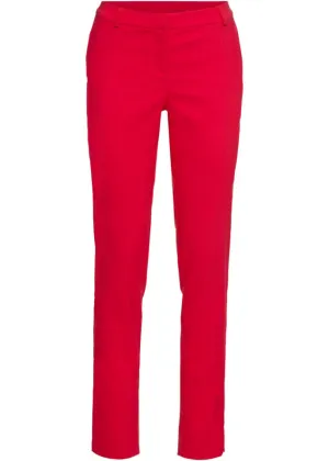 Bodyflirt stretch trousers, red