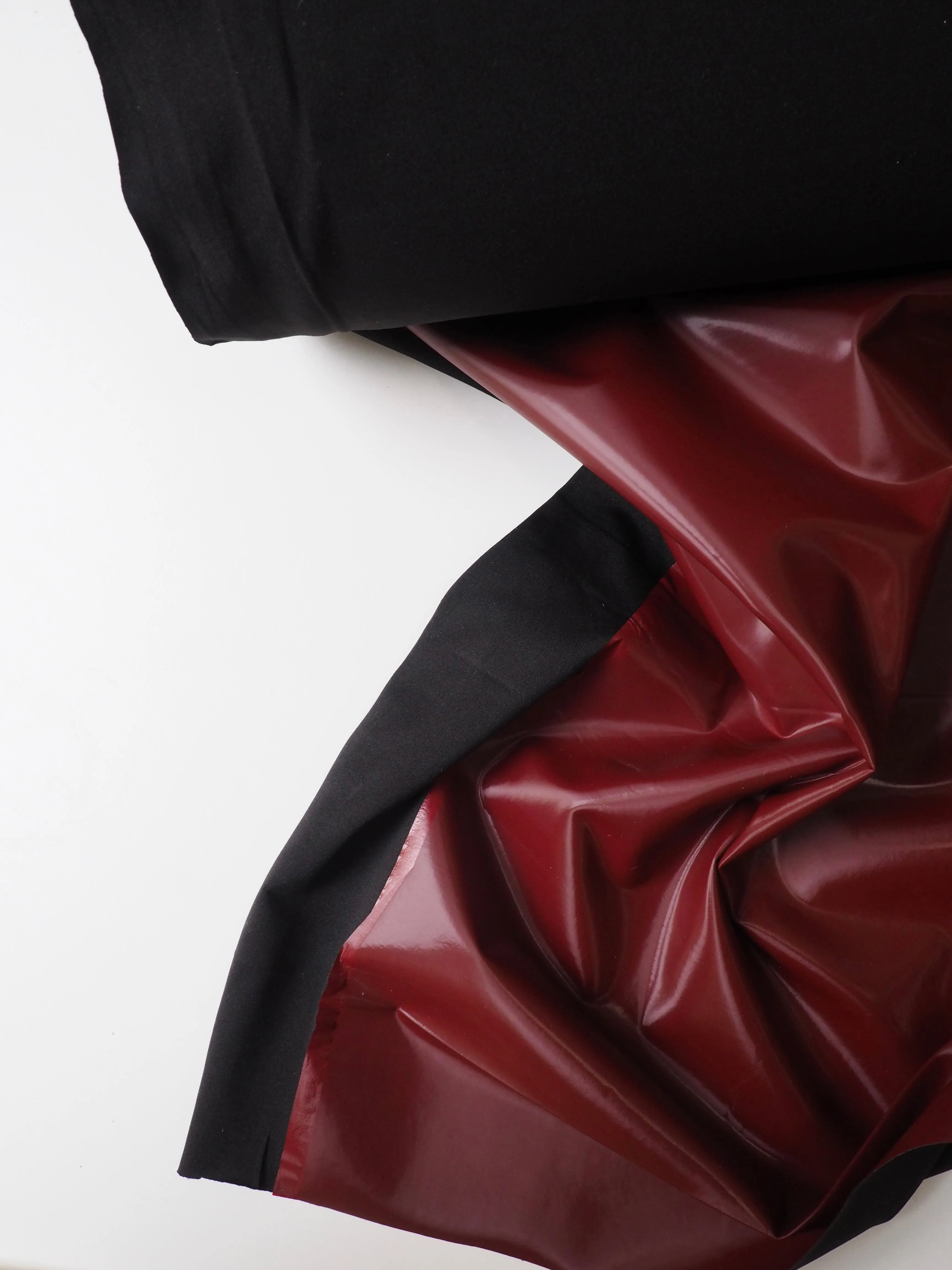 Burgundy Lightweight Stretch Pleather