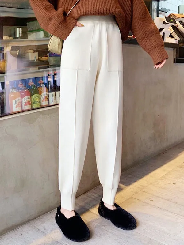 Casual Harem Pants Loose Solid Color Pants