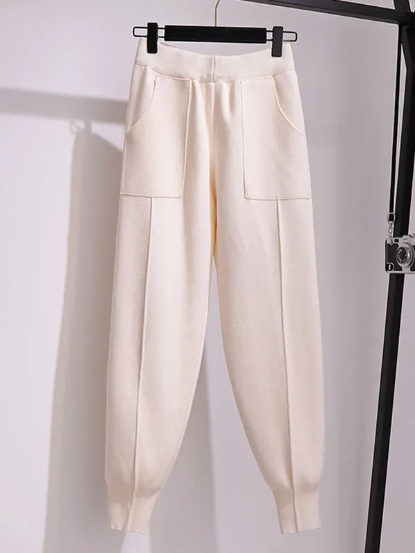 Casual Harem Pants Loose Solid Color Pants