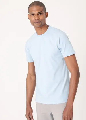 Cotton Stretch T-Shirt | Light Blue