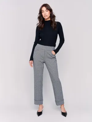 CUFFED PONTE PANT