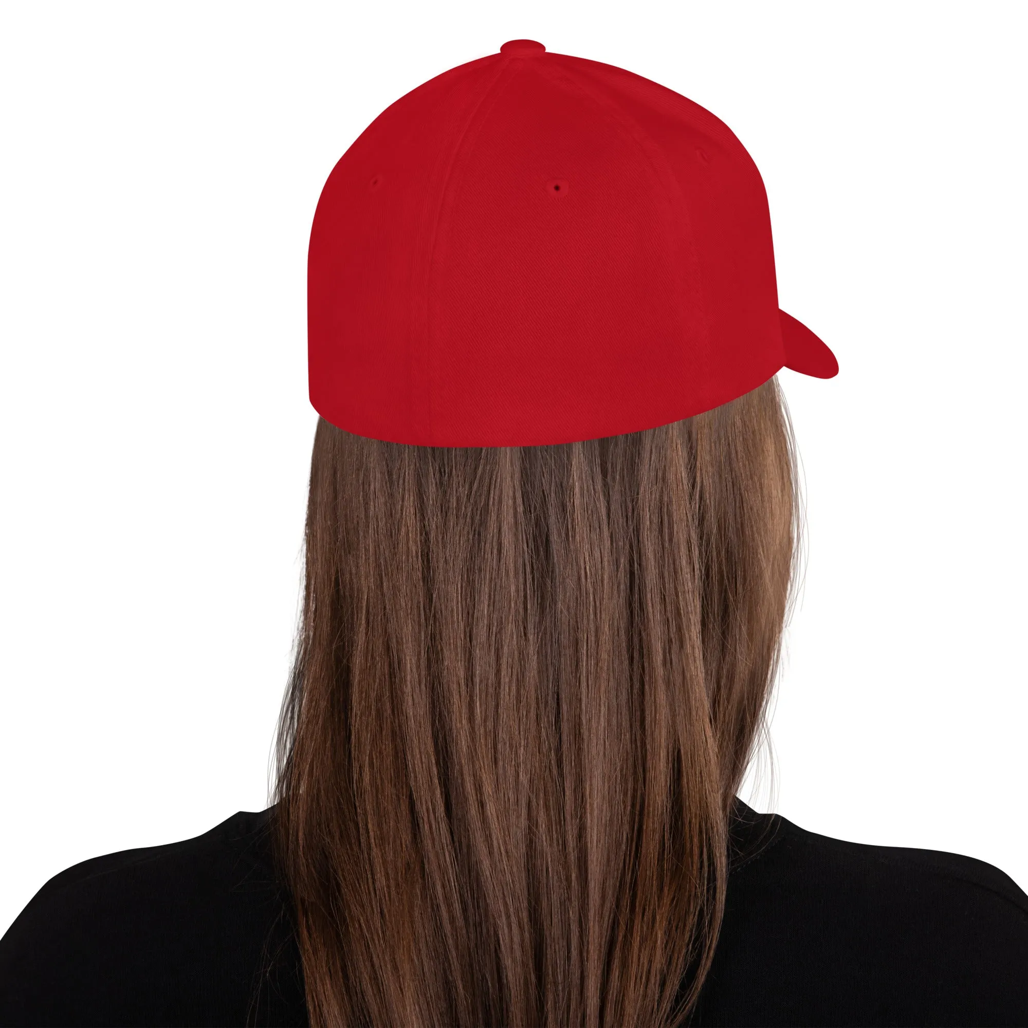 Dyke Embroidered Closed Back Cap