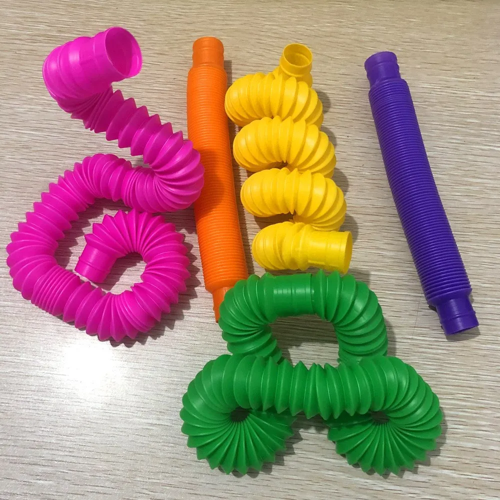 Fidget Pop Tube Assorted Colours