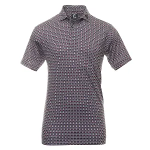 FootJoy Half Moon Geo Lisle Golf Shirt