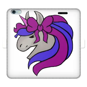 JohnsonKelly_UnicornHead2 Fully Printed Wallet Cases