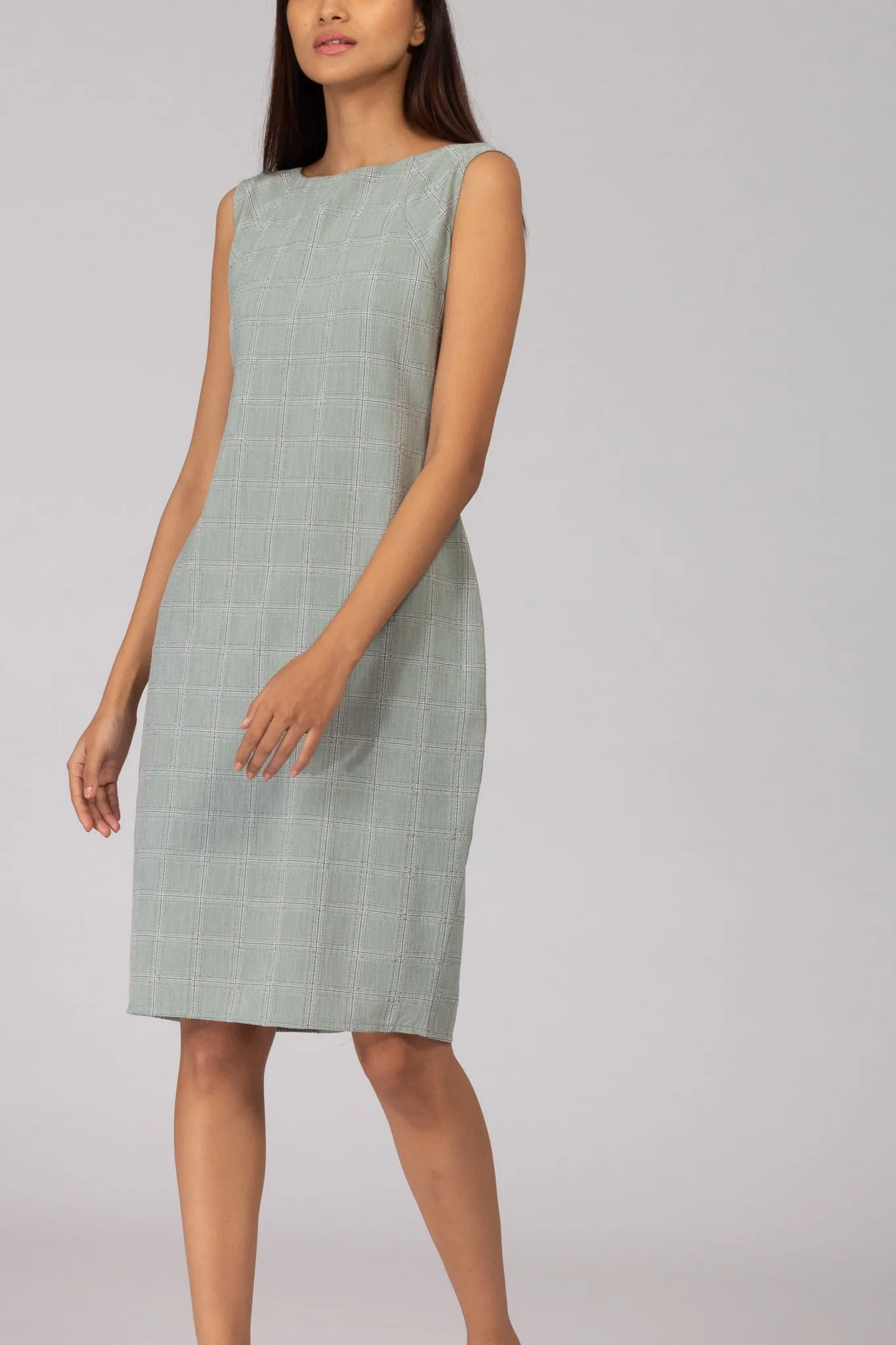 Laurel Herringbone Shift dress