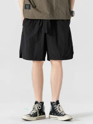 Men'S Thin Silky Cropped Shorts