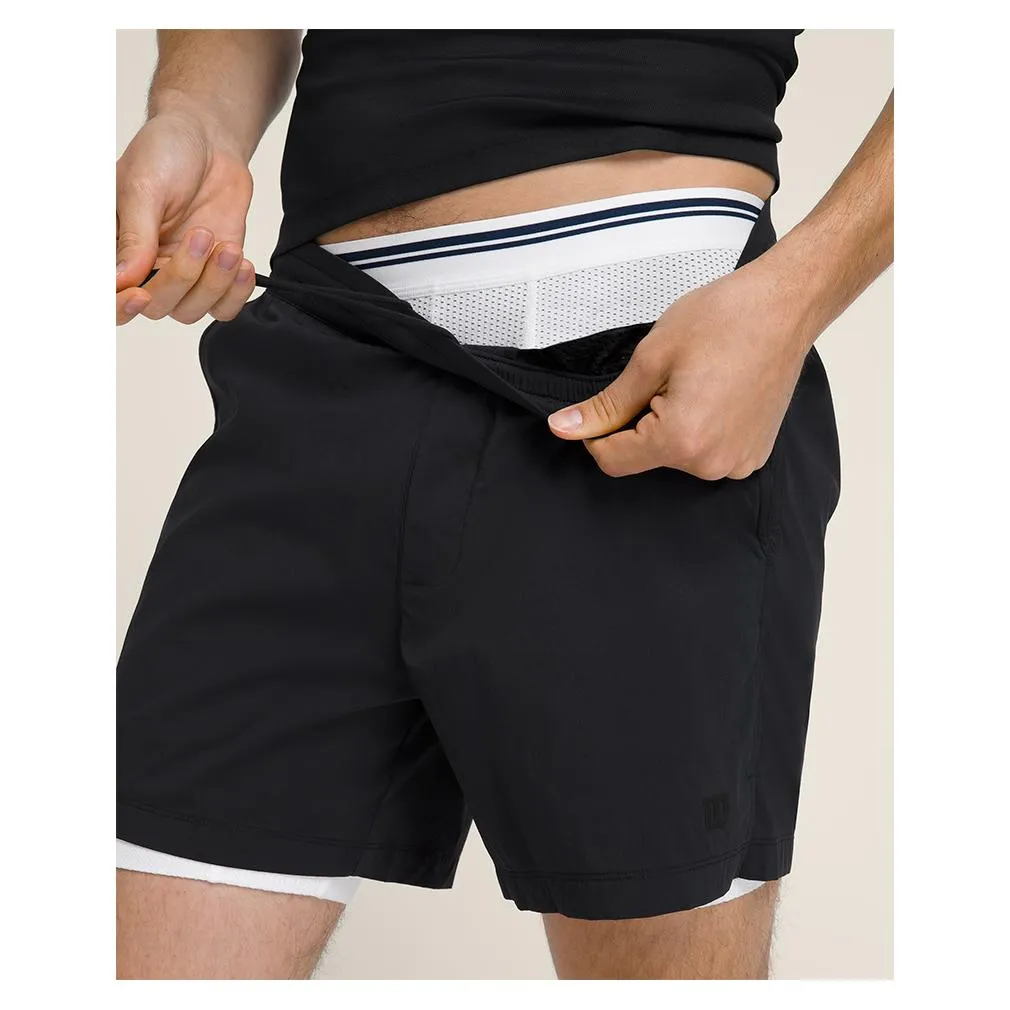 Men's Volley 6 Inch Tennis Short