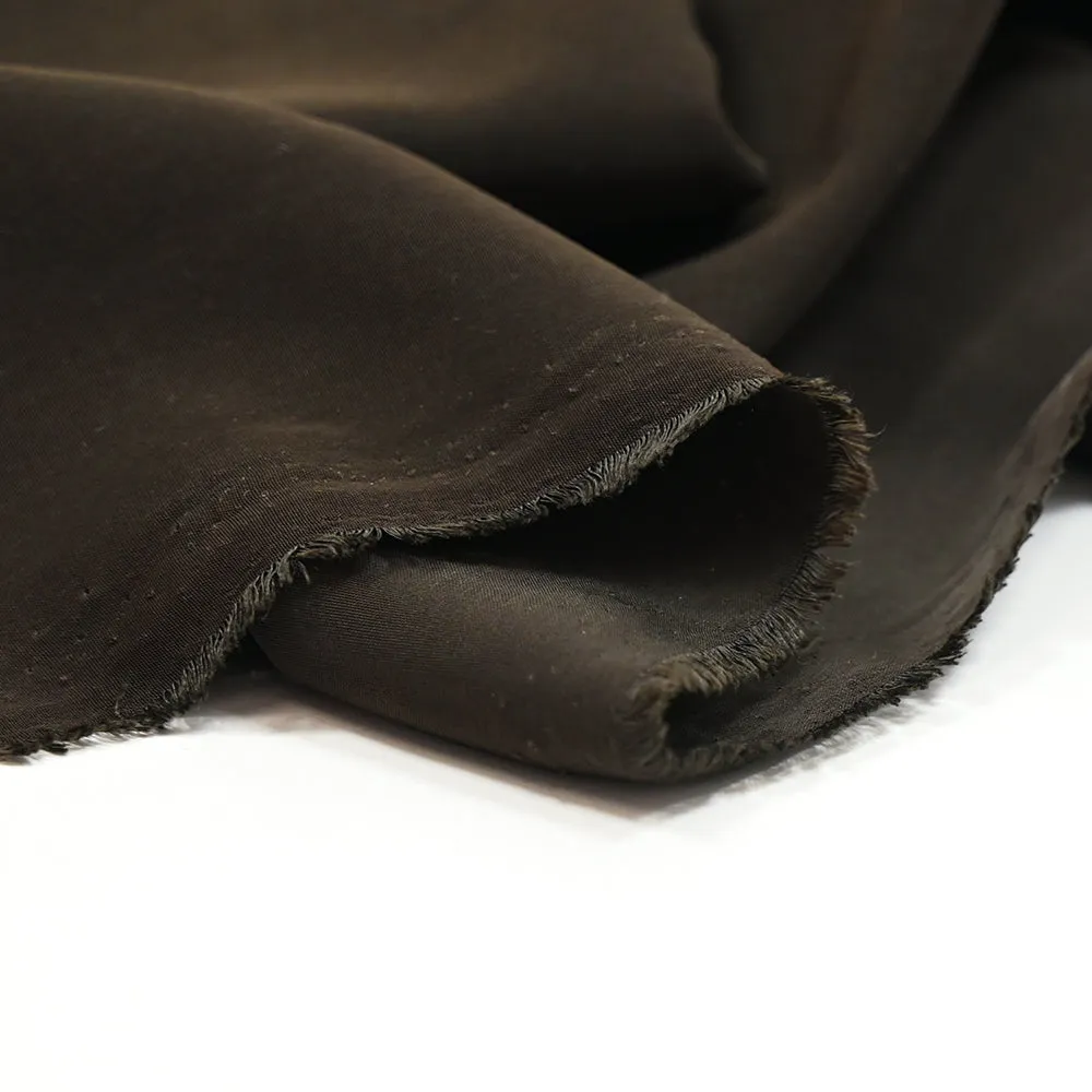 Microfibre polyester marron foncé