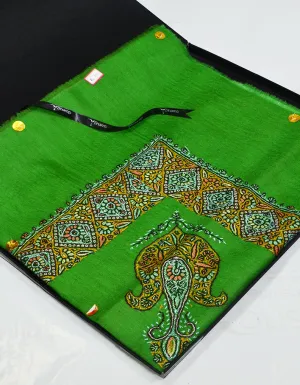 Mussar Rumaal Large Naqsha Green RL00175