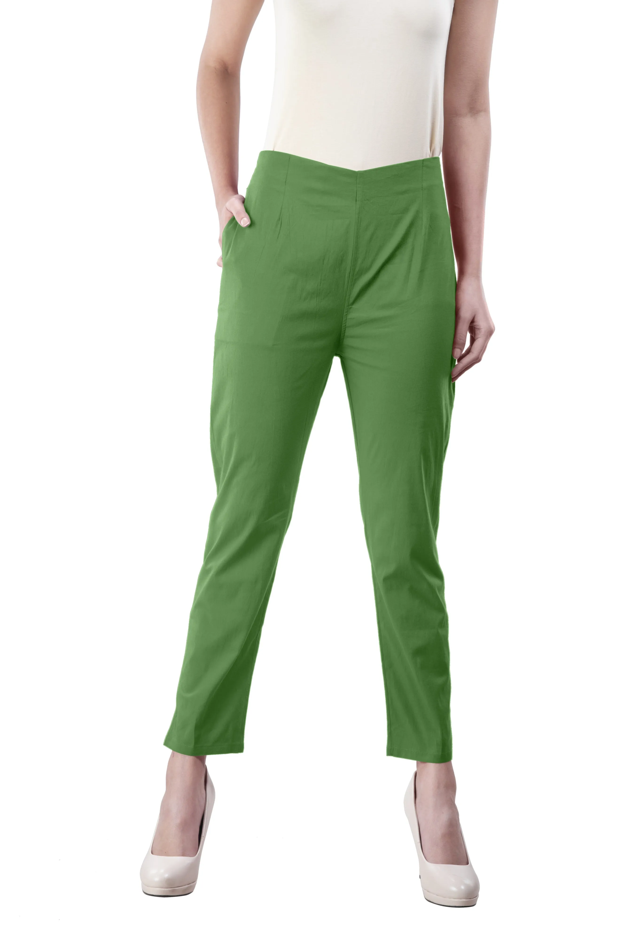 Pencil Pants (Rama Green)