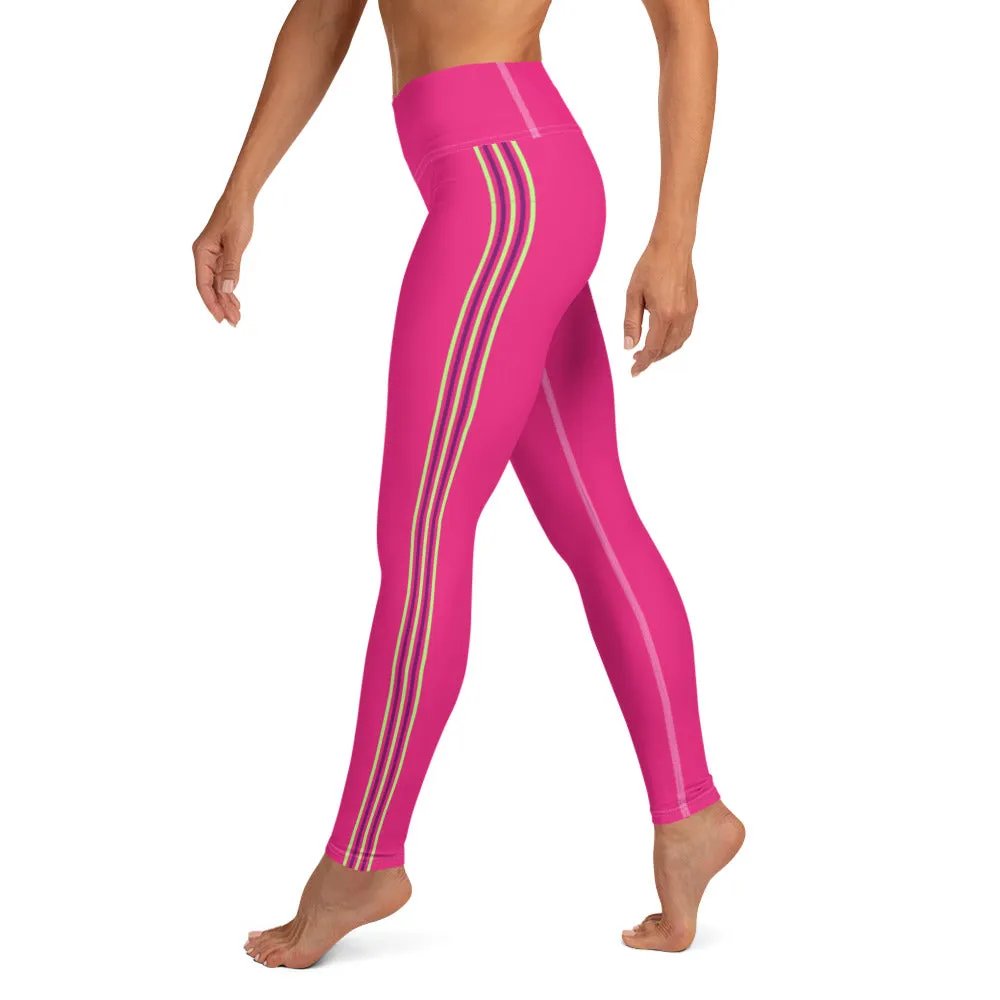 Pink Yoga Leggings.