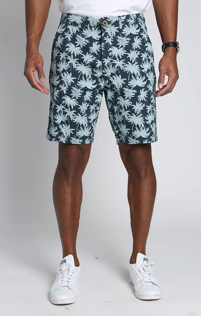 Printed Stretch Chino Short