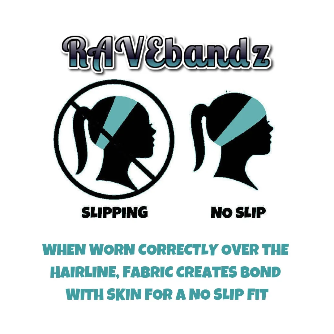 RAVEbandz The Pro - Wide Stretch Headband (Spot On)