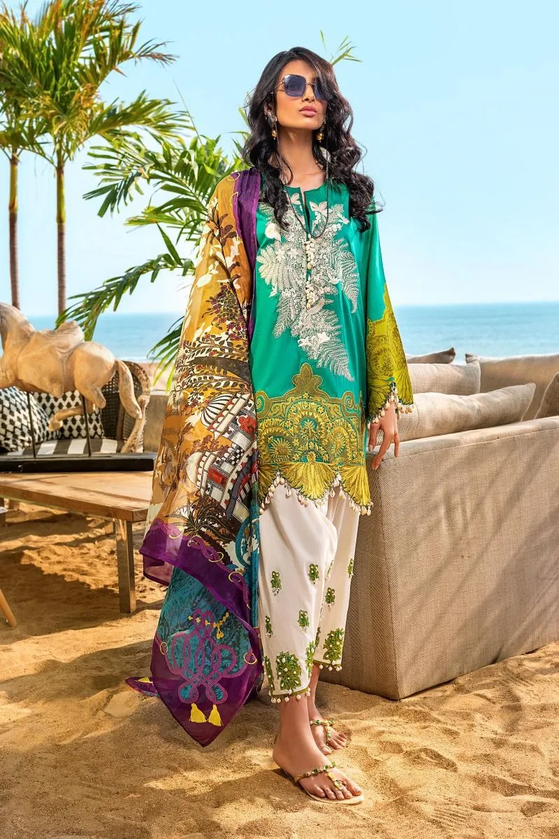 Sana Safinaz Muzlin Lawn Collection 2020 – 02A-CK