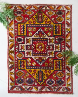 Semi-Antique Canakkale Rug 4'8"x6'7"