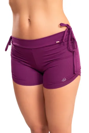 Side String Shorts Burgundy, Cool Form Light