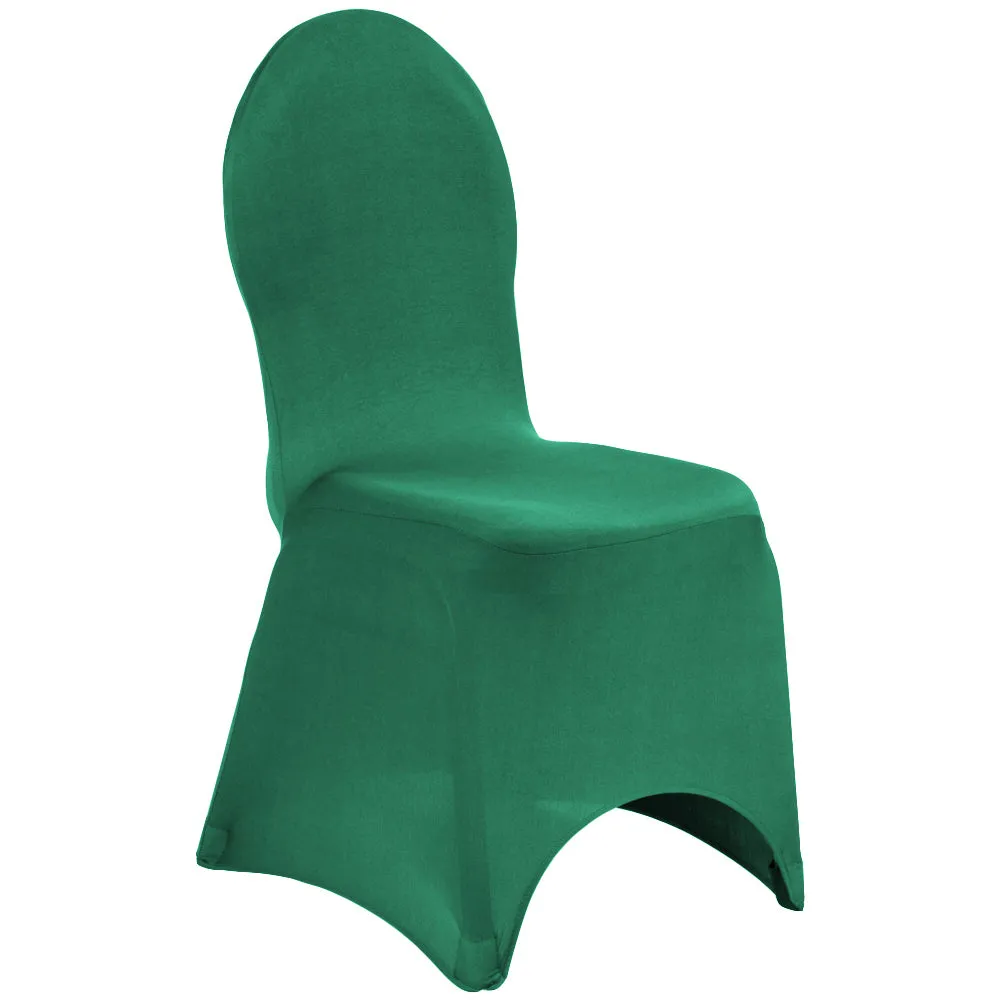 Spandex Stretch Banquet Chair Cover - Emerald Green