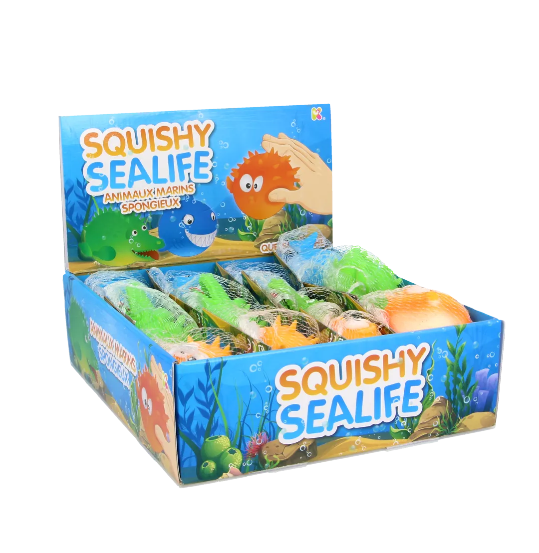 SQUISHY SEALIFE ASSORTED STYLES