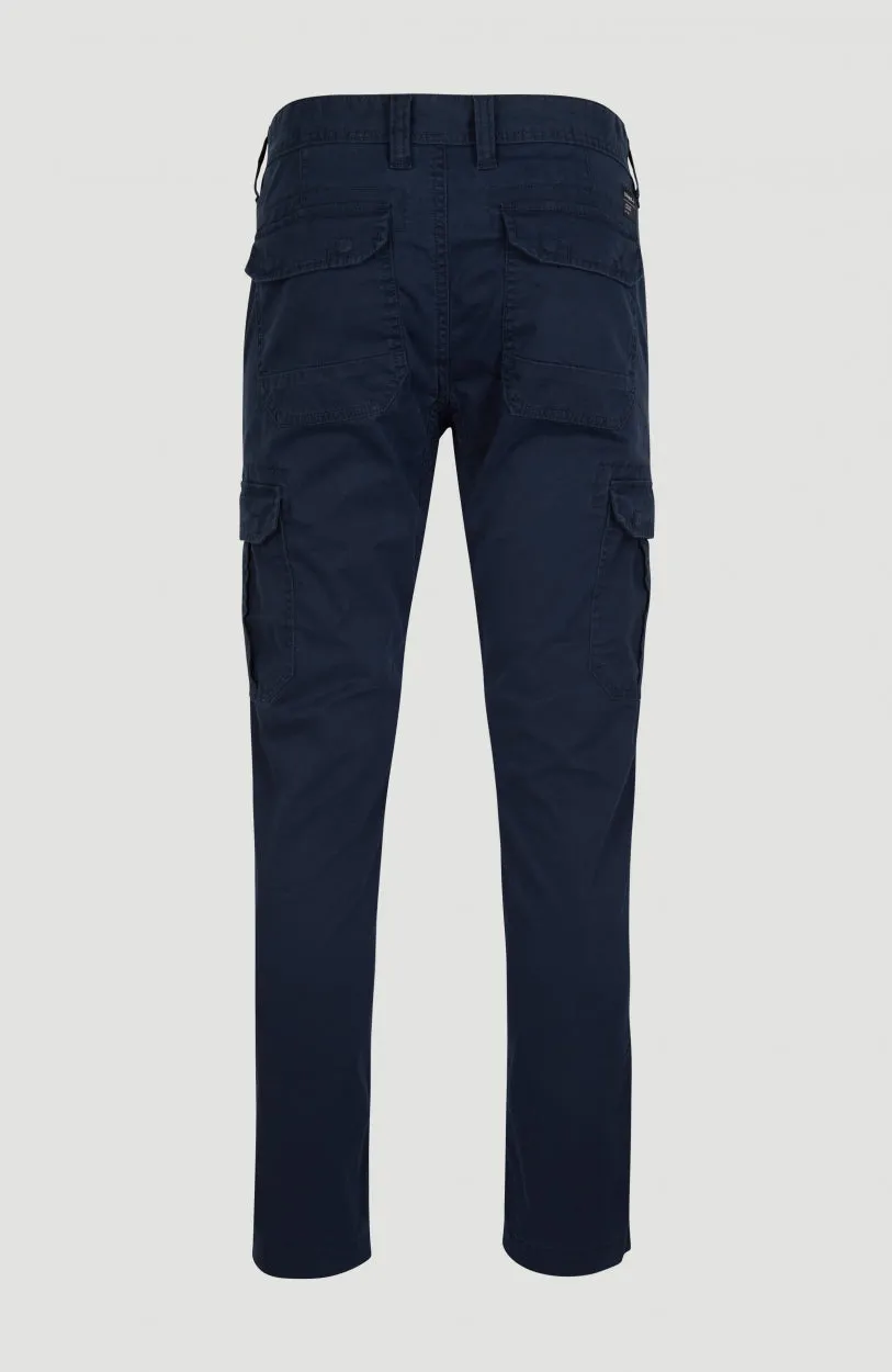 Tapered Cargo Pants | Ink Blue -A