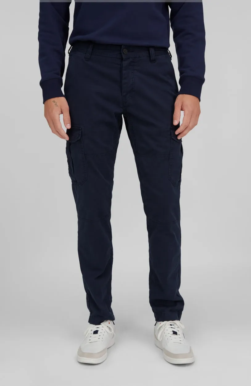 Tapered Cargo Pants | Ink Blue -A