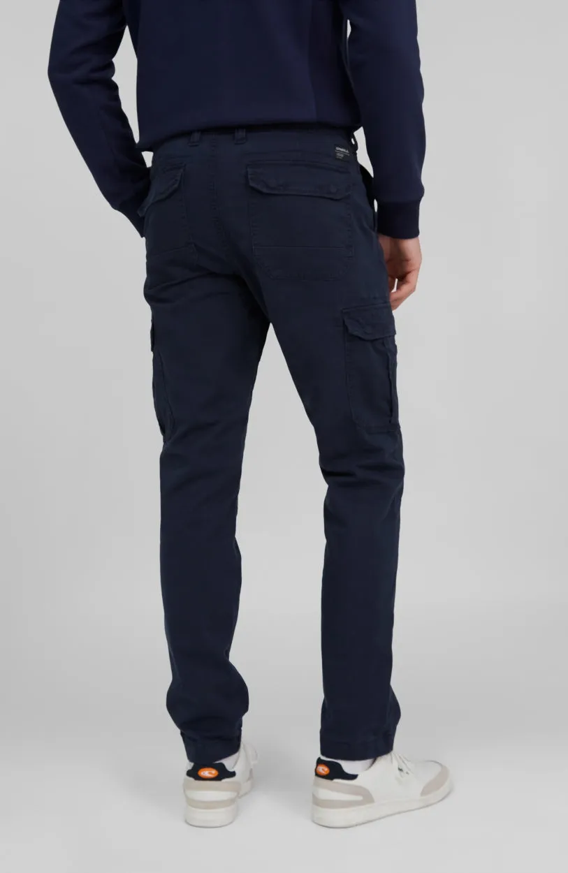 Tapered Cargo Pants | Ink Blue -A