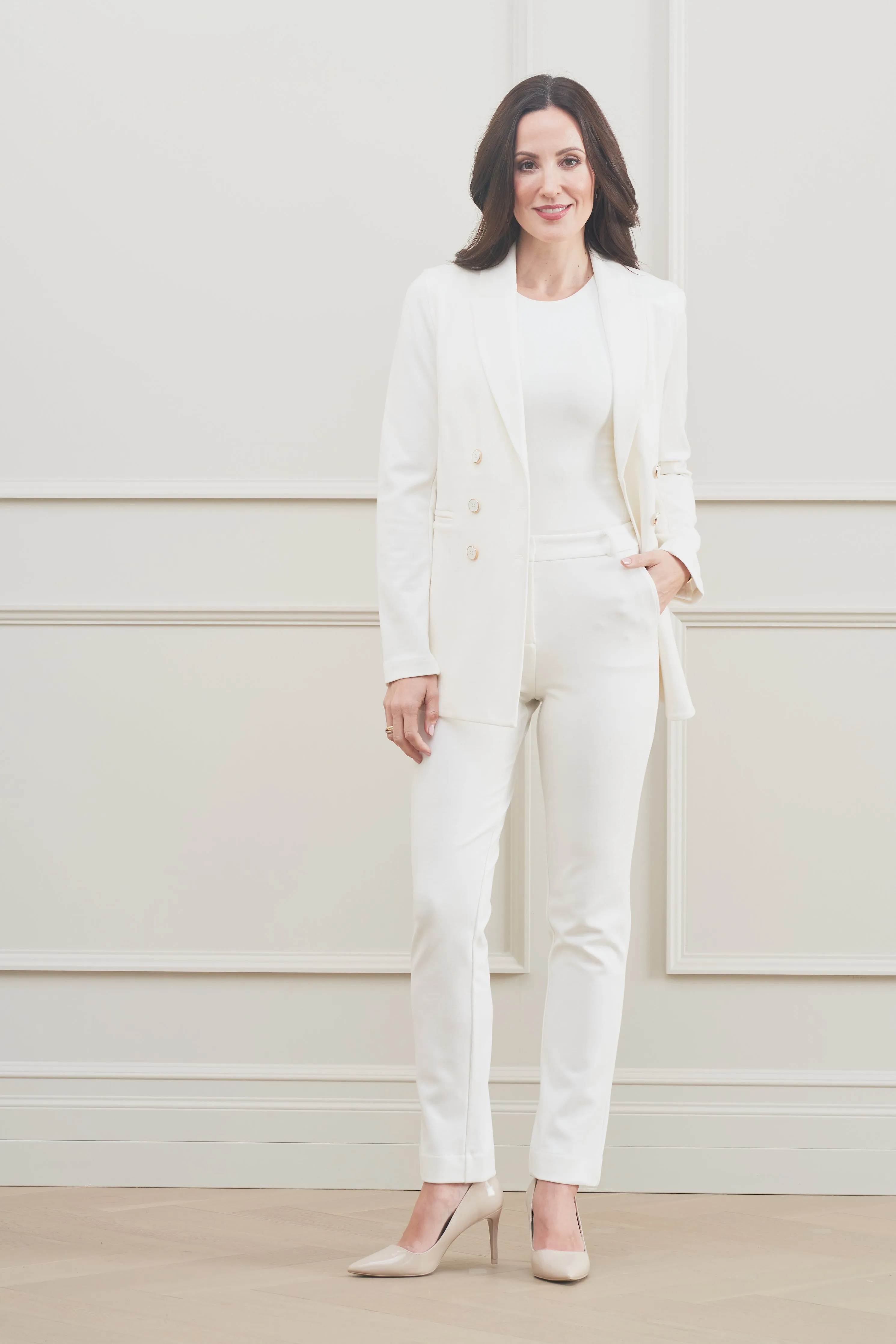 The Katherine Trouser Ivory