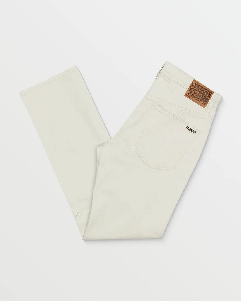 Volcom Solver 5 Pocket Slub Pants - STONE