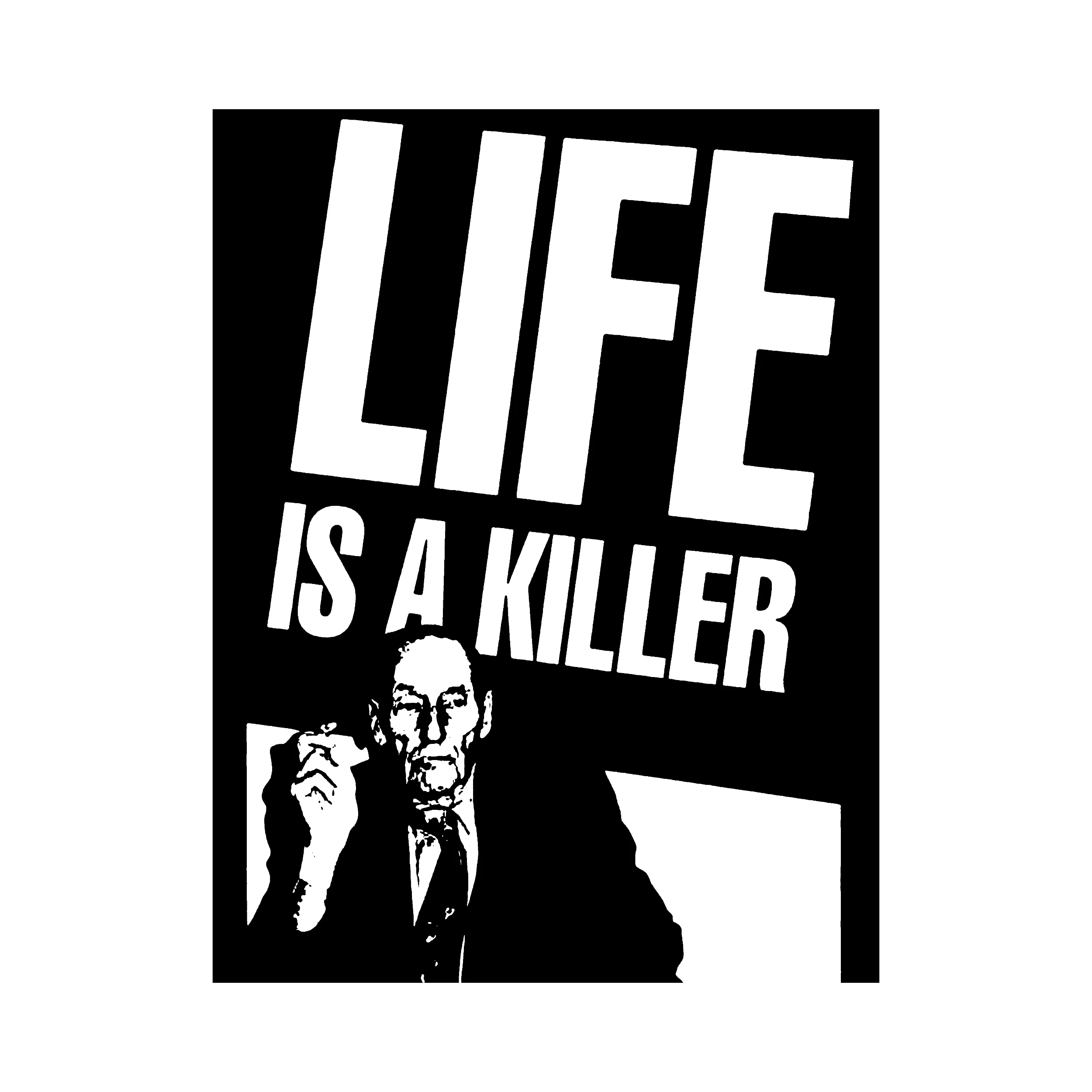 William Burroughs Life Is A Killer Slim Fit Tee