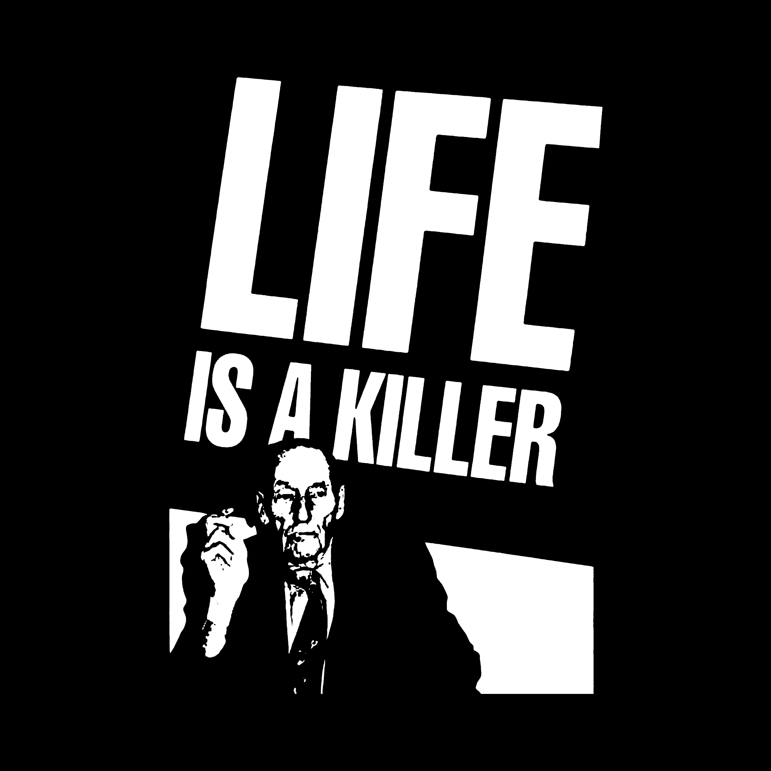 William Burroughs Life Is A Killer Slim Fit Tee