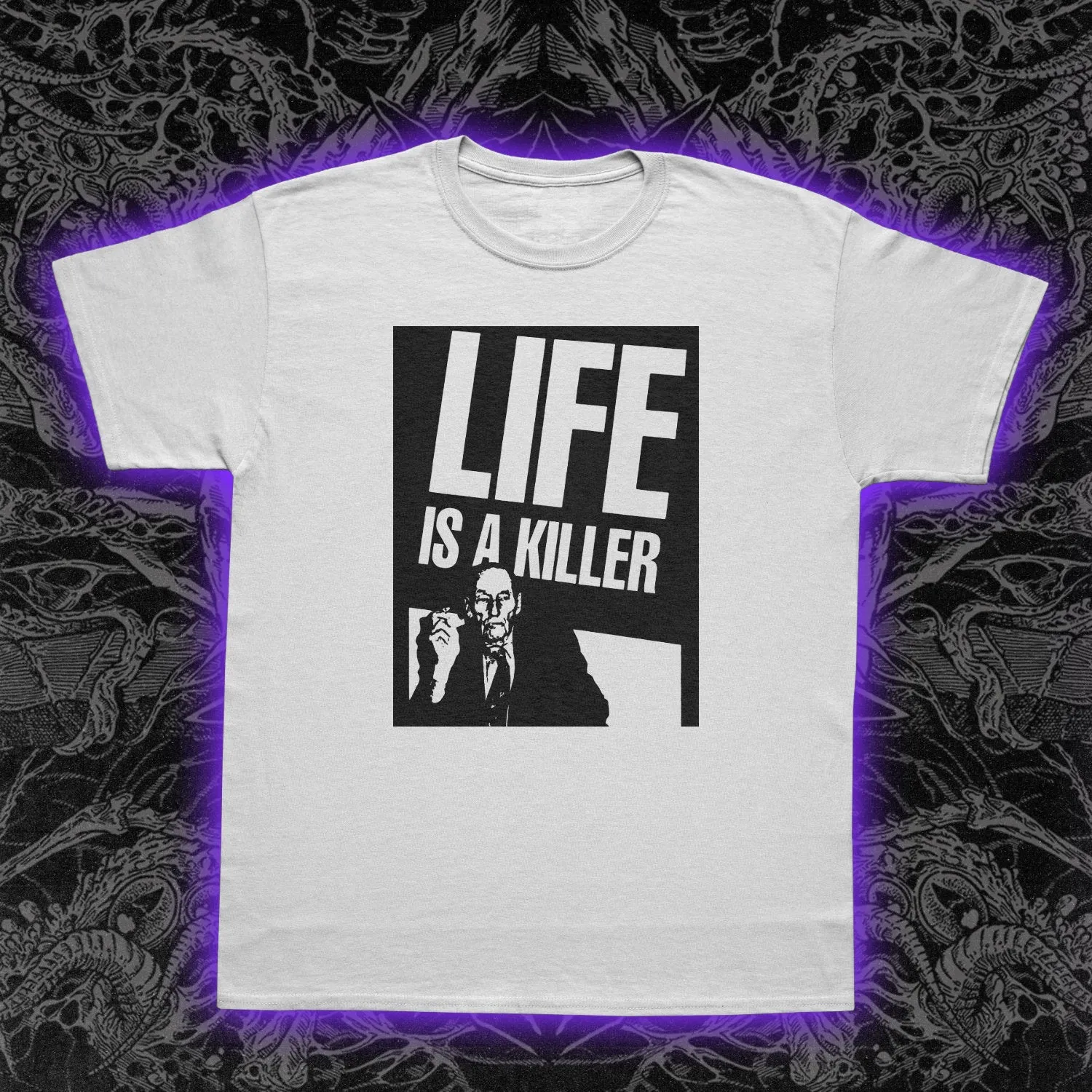 William Burroughs Life Is A Killer Slim Fit Tee