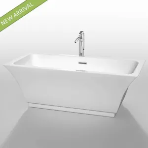 WYNDHAM COLLECTION Galina 67" Soaking Bathtub